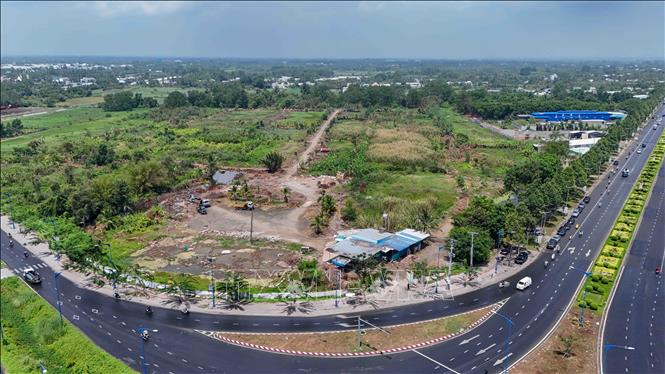The site for the project is located in Long Hoa ward. VNA Photo: Thanh Liêm