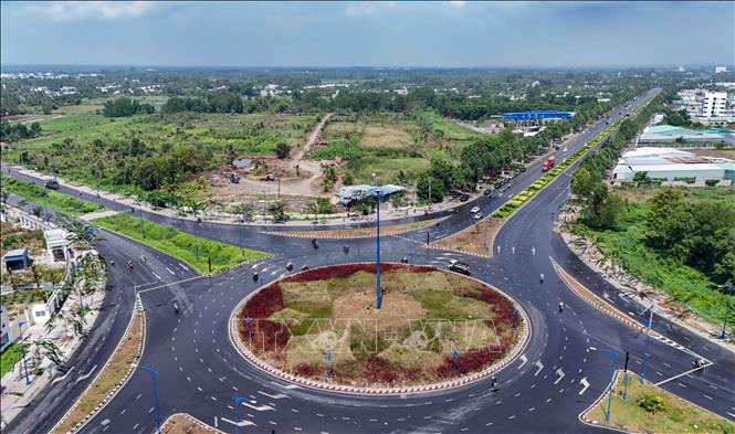 The site for the project is located in Long Hoa ward. VNA Photo: Thanh Liêm