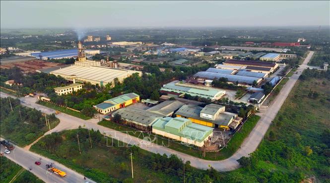 Khu công nghiệp Nam Đông Hà, thành phố Đông Hà có diện tích hơn 98 ha, đến nay đã thu hút đầu tư được khoảng 90%. Ảnh: Vũ Sinh - TTXVN