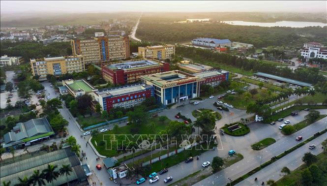Bệnh viện đa khoa Quảng Trị, thành phố Đông Hà, tỉnh Quảng Trị được đầu tư xây dựng hiện đại, đáp ứng nhu cầu khám, chữa bệnh cho người dân. Ảnh: Vũ Sinh – TTXVN