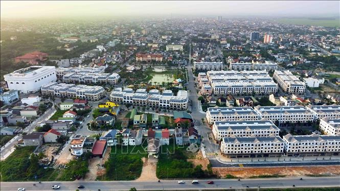 Khu đô thị mới của thành phố Đông Hà, tỉnh Quảng Trị. Ảnh: Vũ Sinh – TTXVN