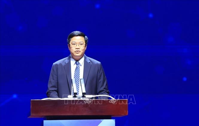 Thứ trưởng Bộ Tài chính Nguyễn Đức Tâm phát biểu. Ảnh: Tuấn Anh  - TTXVN 