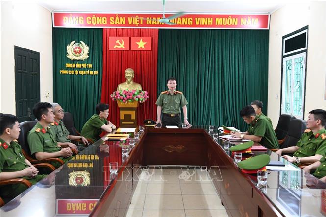 Họp Ban chuyên án. Ảnh: TTXVN phát