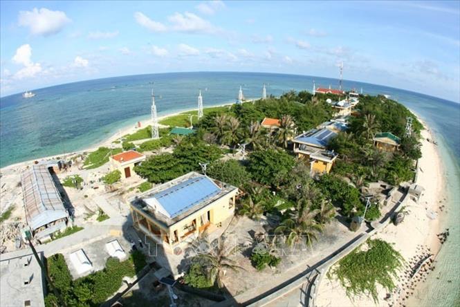 Một góc đảo Sơn Ca, huyện đảo Trường Sa, tỉnh Khánh Hòa (2012). Ảnh: Huy Hùng – TTXVN