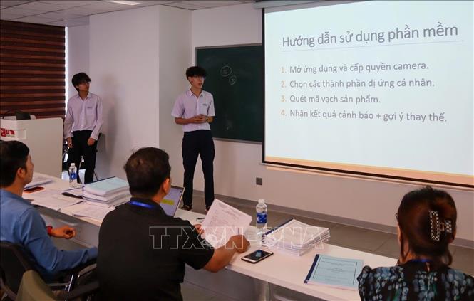Các thí sinh tham dự Hội thi. Ảnh: TTXVN phát