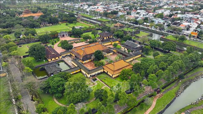 Dien Tho Palace stands as a prominent feature within the Complex of Hue Monuments, exemplifying the remarkable preservation of its unique architectural design. This Palace was the residence of the Queen Mothers and Grand Queen Mothers of this period. VNA Photo
