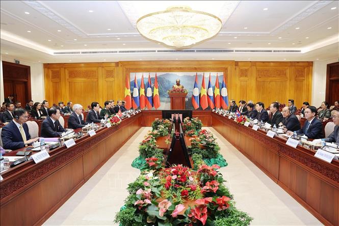 A view of the meeting. VNA Photo: Lâm Khánh 