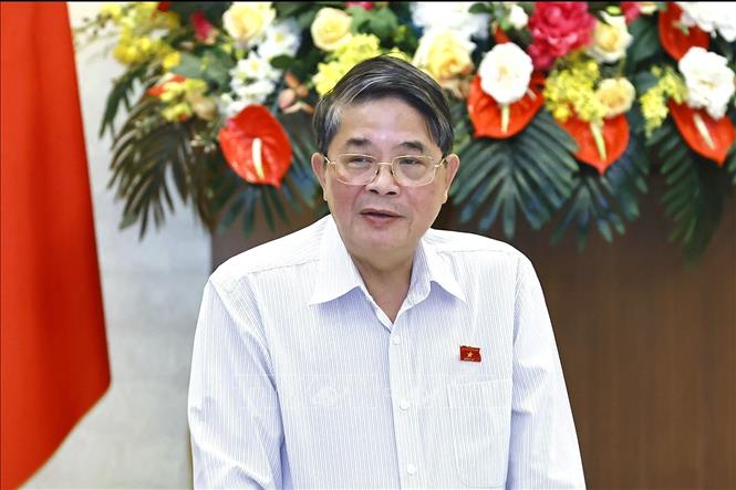 Phó Chủ tịch Quốc hội Nguyễn Đức Hải phát biểu. Ảnh: Doãn Tấn - TTXVN