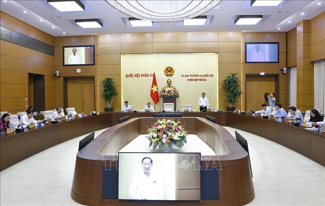 Phó Chủ tịch Quốc hội Trần Quang Phương phát biểu. Ảnh: Doãn Tấn - TTXVN
