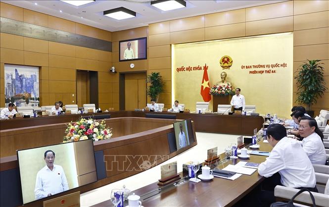 Phó Chủ tịch Quốc hội Trần Quang Phương phát biểu. Ảnh: Doãn Tấn - TTXVN