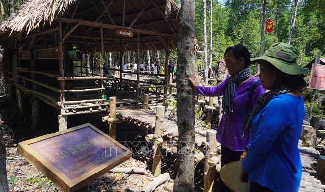 Di tích chiến khu Rừng Sác không chỉ là chiến trường xưa mà còn là một chứng tích sống, một trang sử không bao giờ khép lại. Ảnh: Hữu Duyên - TTXVN