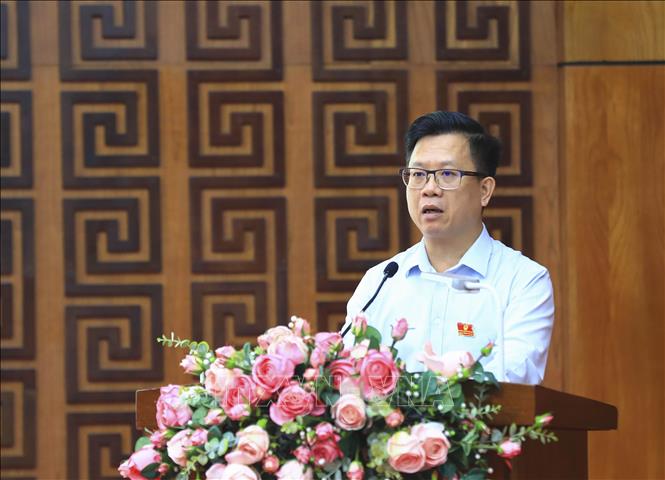 Ông Phạm Đức Toàn, Phó Chủ tịch Thường trực UBND tỉnh Điện Biên phát biểu. Ảnh: Xuân Tư - TTXVN