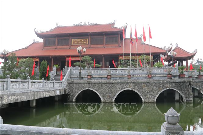 Quang cảnh Đền thờ Liệt sĩ Thái Bình. Ảnh: Thu Hoài - TTXVN