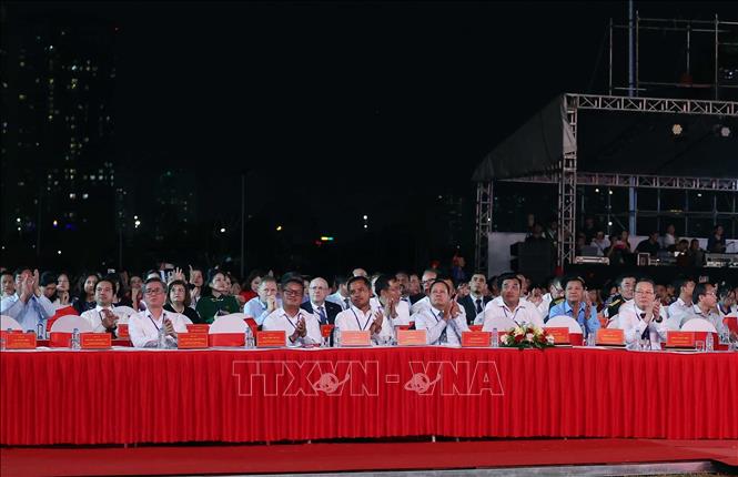 Các đại biểu dự chương trình. Ảnh: Thống Nhất – TTXVN