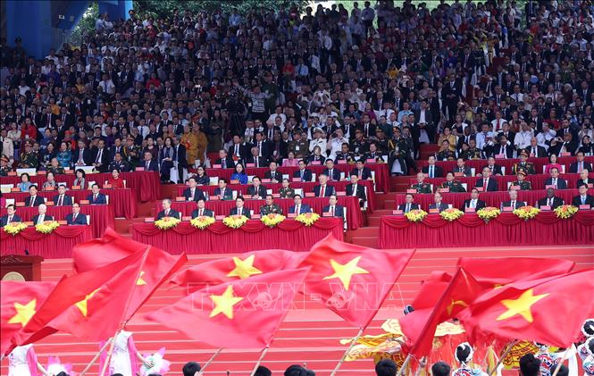 A view of the ceremony. VNA Photo