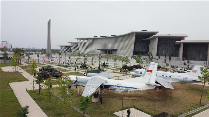 Bảo tàng Lịch sử Quân sự Việt Nam được xây dựng mới trên diện tích 386.600m2, thuộc 2 phường Tây Mỗ và Đại Mỗ, Quận Nam Từ Liêm (Hà Nội). Ảnh Thành Phương – TTXVN