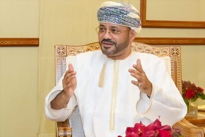 Bộ trưởng Ngoại giao Oman Badr bin Hamad Al Busaidi. Ảnh: IRNA/TTXVN