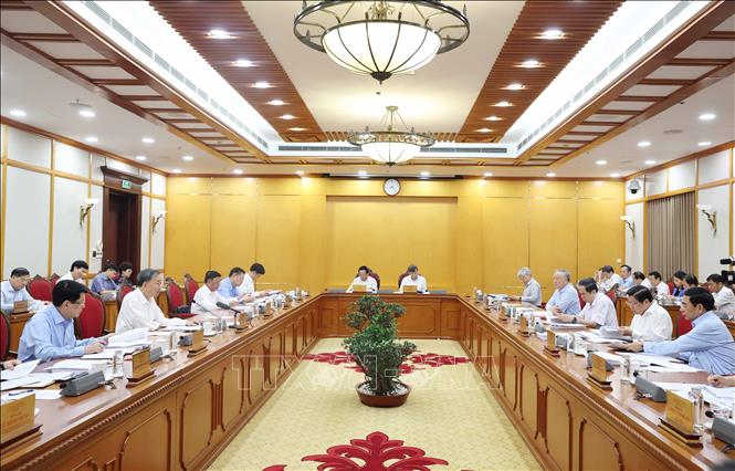 A view of the meeting. VNA Photo: Thống Nhất 