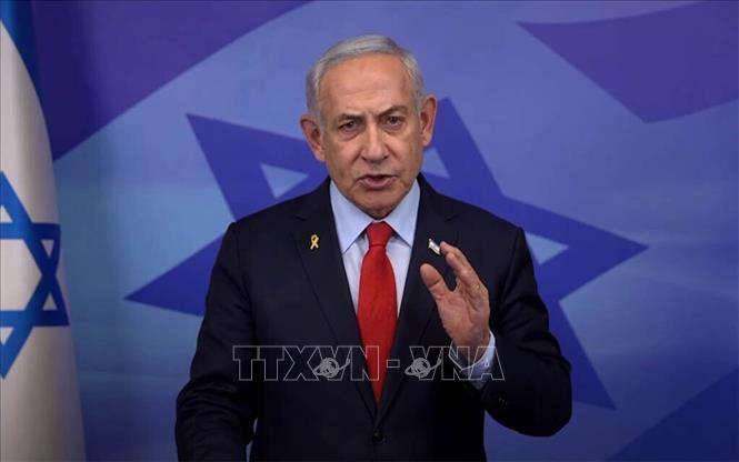 Thủ tướng Israel Benjamin Netanyahu tuyên bố đẩy mạnh chiến dịch quân sự mới tại Gaza. Ảnh: THX/TTXVN
