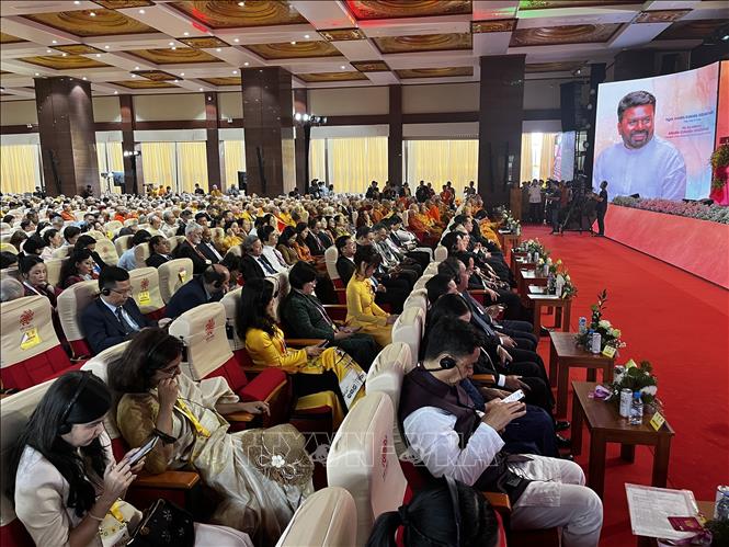 Quang cảnh khai mạc Đại lễ Phật đản Liên hợp quốc lần thứ 20 - Vesak 2025. Ảnh: Thanh Vũ-TTXVN
