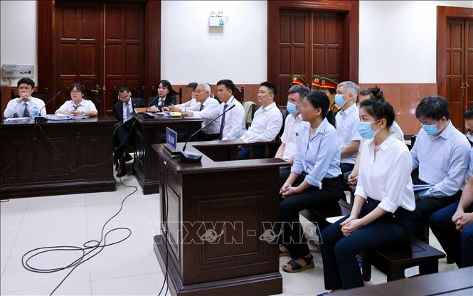Toàn cảnh phiên xét xử phúc thẩm. Ảnh: Hồng Giang - TTXVN