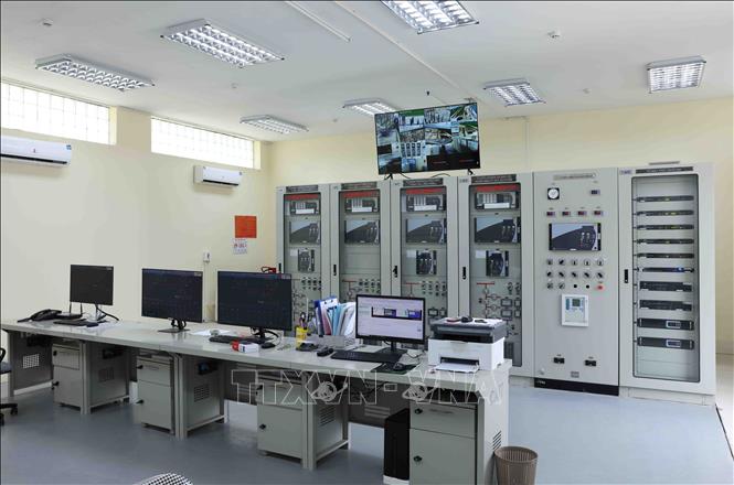 Trạm biến áp 110Kv Hoằng Hoá 2, xã Hoằng Ngọc, huyện Hoằng Hoá, tỉnh Thanh Hoá, vận hành theo phương thức không người trực. Ảnh: Vũ Sinh - TTXVN