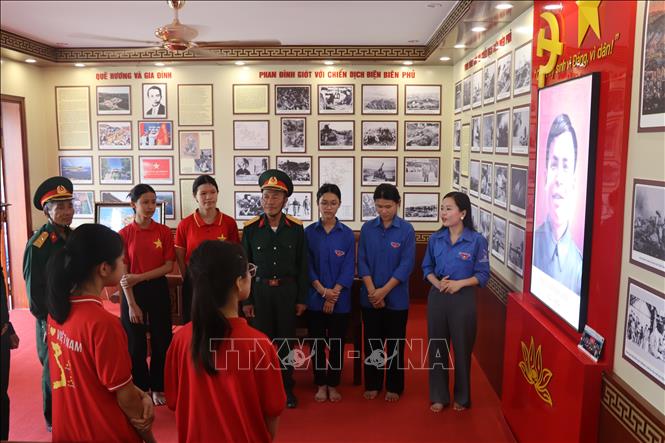 Công trình Nhà tưởng niệm Phan Đình Giót được UBND tỉnh Hà Tĩnh công nhận là di tích lịch sử văn hóa cấp tỉnh. Ảnh: Hoàng Ngà - TTXVN