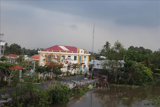 Những công trình mới trên quê hương Chiến thắng Ba Rày. Ảnh: Minh Trí - TTXVN