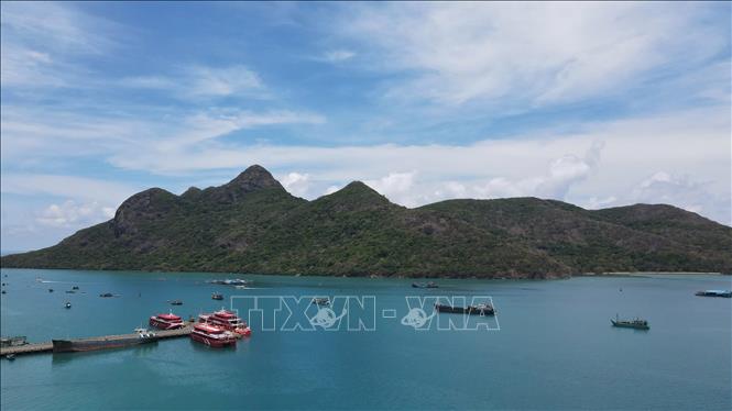 Cảng Bến Đầm Côn Đảo. Ảnh: TTXVN phát