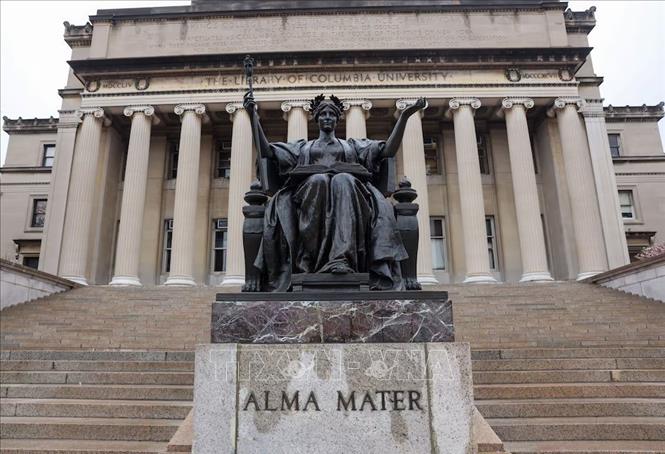 Đại học Columbia ở New York, Mỹ. Ảnh: REUTERS/TTXVN