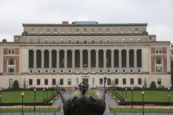 Đại học Columbia ở New York, Mỹ. Ảnh: REUTERS/TTXVN