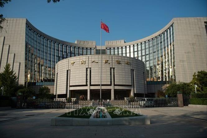 Trụ sở Ngân hàng Nhân dân Trung Quốc (PBoC) ở Bắc Kinh. Ảnh: THX/TTXVN