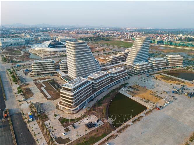 Trung tâm hành chính mới thành phố Hải Phòng. Ảnh: TTXVN phát