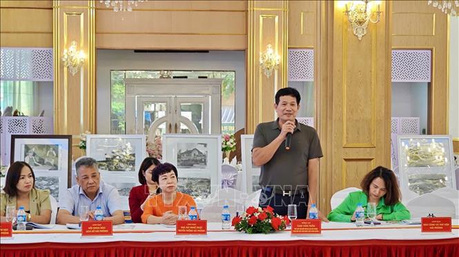 Đại diện doanh nghiệp phát biểu. Ảnh: Minh Huệ-TTXVN