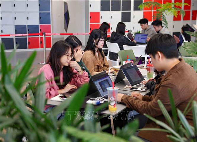 BUV mang đến trải nghiệm học tập đậm chất quốc tế, nơi giáo dục không chỉ là tri thức mà còn là cầu nối văn hóa và ngoại giao giữa Việt Nam và Vương quốc Anh. Ảnh: Thanh Tùng - TTXVN