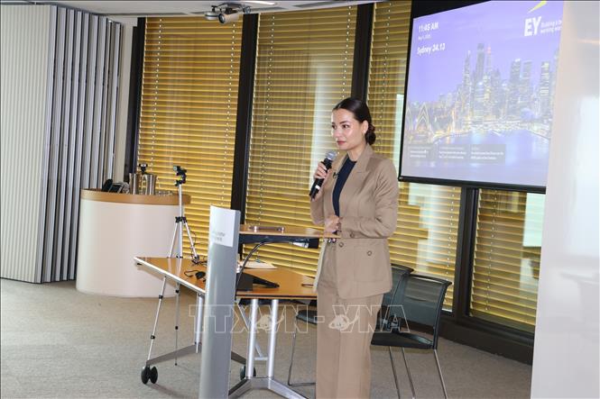 Bà Lyna Dương, CEO của công ty Kết nối Đầu tư Australia-Việt Nam. Ảnh: Văn Linh – PV TTXVN tại Australia