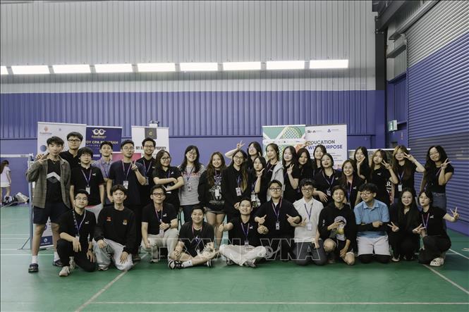 Tập thể UAVS-NSW tại Sports Day 2025. Ảnh: Thanh Tú - PV TTXVN tại Australia
