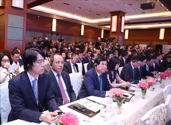 Các đại biểu tham dự Diễn đàn Doanh nghiệp Việt - Nga. Ảnh: Thống Nhất – TTXVN
