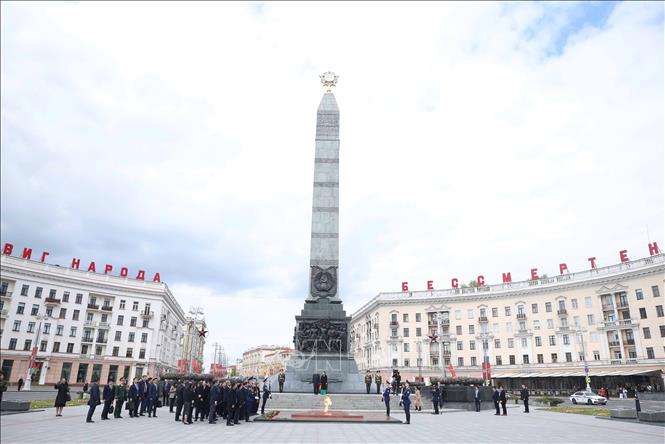 The Victory Monument in Minsk. VNA Photo: Thống Nhất
