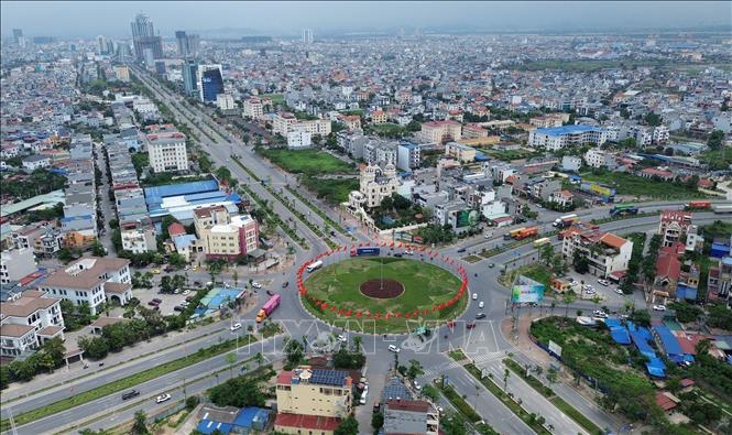 Thành phố Hải Phòng đổi thay hiện đại, năng động, phát triển sau 70 năm Ngày giải phóng. Ảnh: Quốc Khánh - TTXVN