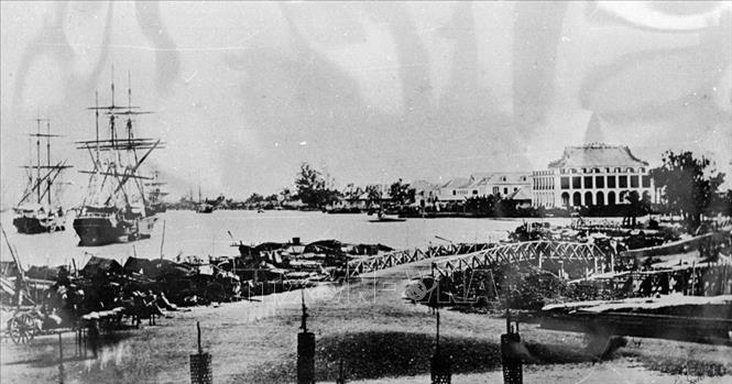 Bến Cảng Nhà Rồng nơi Bác Hồ ra đi tìm đường cứu nước ngày 5/6/1911. Ảnh: TTXVN