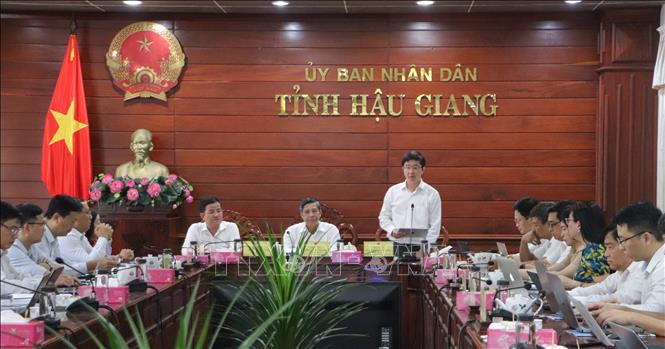 Ông Bùi Hoàng Phương, Thứ trưởng Bộ Khoa học và Công nghệ, phát biểu. Ảnh: Hồng Thái - TTXVN