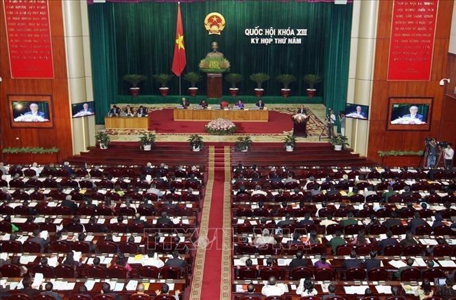 Ngày 18/6/2013, tại kỳ họp thứ 5, Quốc hội khóa XIII đã thông qua Luật Khoa học và Công nghệ (sửa đổi), và chính thức chọn ngày 18/5 hằng năm là Ngày Khoa học và Công nghệ Việt Nam. Ảnh: Nhan Sáng – TTXVN