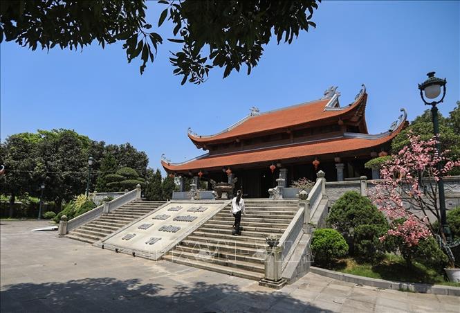 Công trình Nhà tưởng niệm người có công và cán bộ, công nhân Nhà máy in tiền tại đồn điền Chi Nê (Lạc Thủy, Hòa Bình). Ảnh: Trọng Đạt - TTXVN