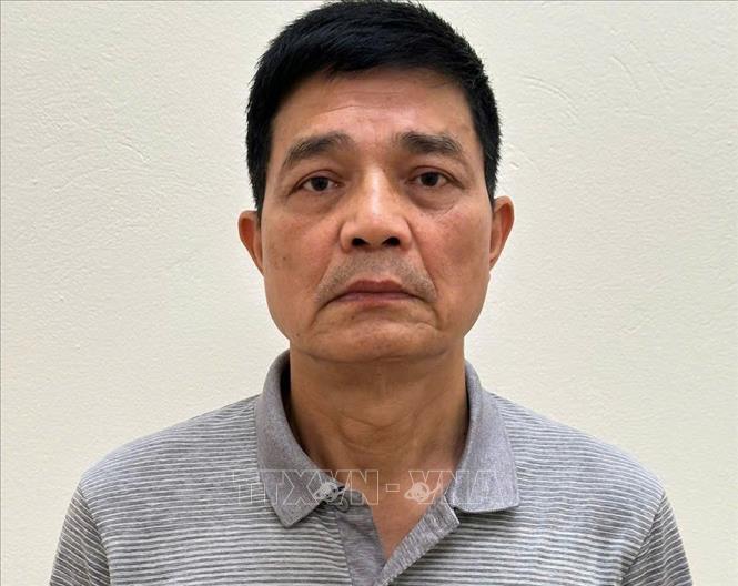 Bị can Nguyễn Thanh Phong, nguyên Cục trưởng Cục An toàn thực phẩm, Bộ Y tế. Ảnh: TTXVN phát