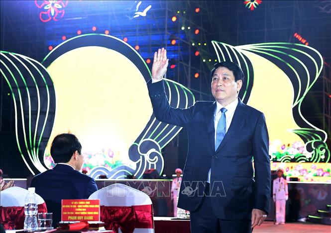 Chủ tịch nước Lương Cường dự Lễ kỷ niệm 70 năm Ngày giải phóng Hải Phòng (13/5/1955 - 13/5/2025). Ảnh: Lâm Khánh – TTXVN