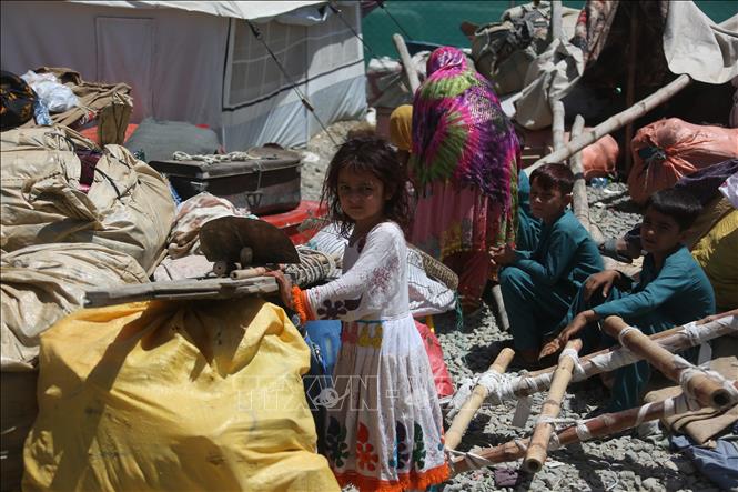 Người dân tại trại tị nạn ở Kabul, Afghanistan. Ảnh: THX/TTXVN