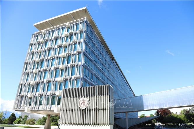 Trụ sở WHO tại Geneva, Thụy Sĩ. Ảnh: THX/TTXVN
