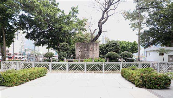Công viên Tống Vương Đài tại Cửu Long, Hong Kong, một trong những địa điểm gắn liền với sự kiện thành lập Đảng Cộng sản Việt Nam. Ảnh: Xuân Vịnh-PV TTXVN tại Hong Kong  