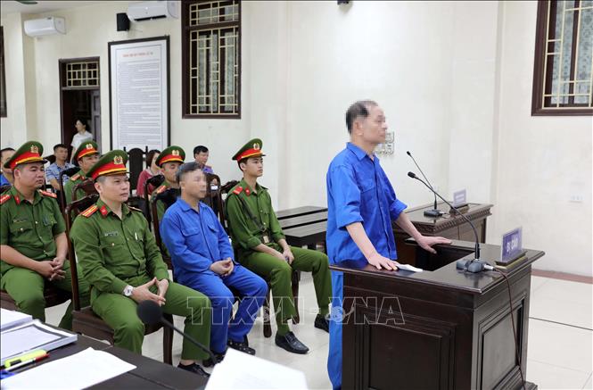 Các bị cáo tại phiên tòa. Ảnh: Thế Duyệt – TTXVN